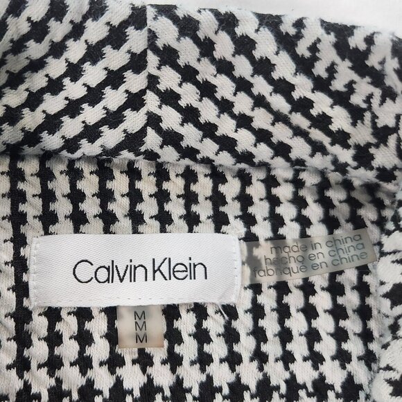 Calvin Klein Houndstooth Open-Front Jacket Medium
Lot H - Picture 4 of 7